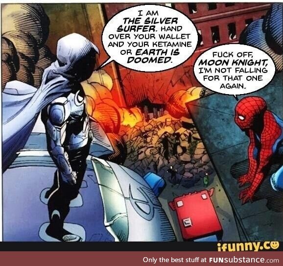 Give it up Spider-Man!
