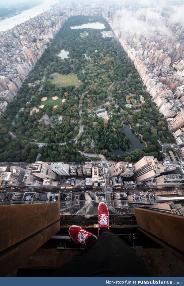 1400 feet above NYC