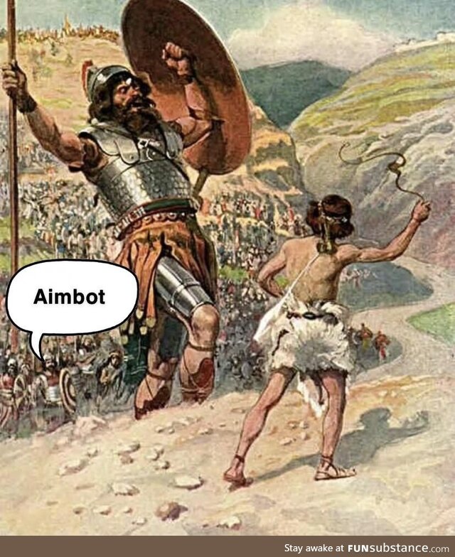 David vs. Goliath circa 1100 BC