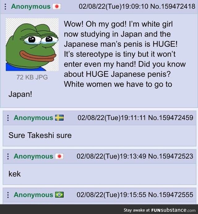 Japanon is a white girl