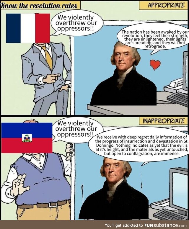 TJ was a wonderfully hypocritical man