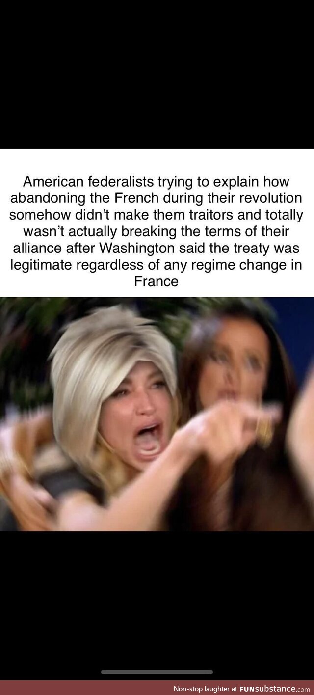 Thousands of Americans were rioting in favour of joining France. But if the devil works