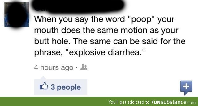 Explosive diarrhea