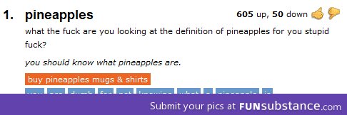 Pineapples on urban dictionary