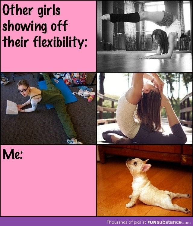 Showing off flexibility