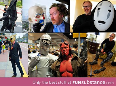 Adam from Mythbusters does cosplay
