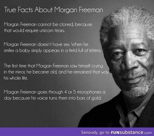 True facts about Morgan Freeman