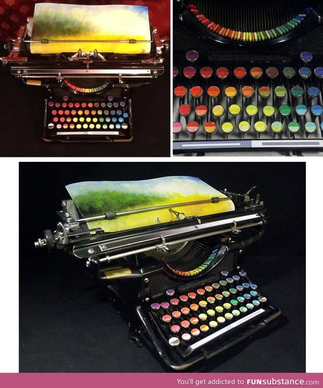 Chromatic typewriter