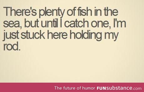 So what if they're plenty of fish?