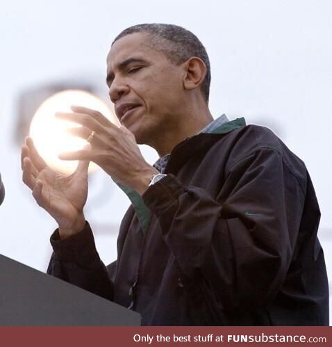 President Obama summons a power orb to slay his enemies