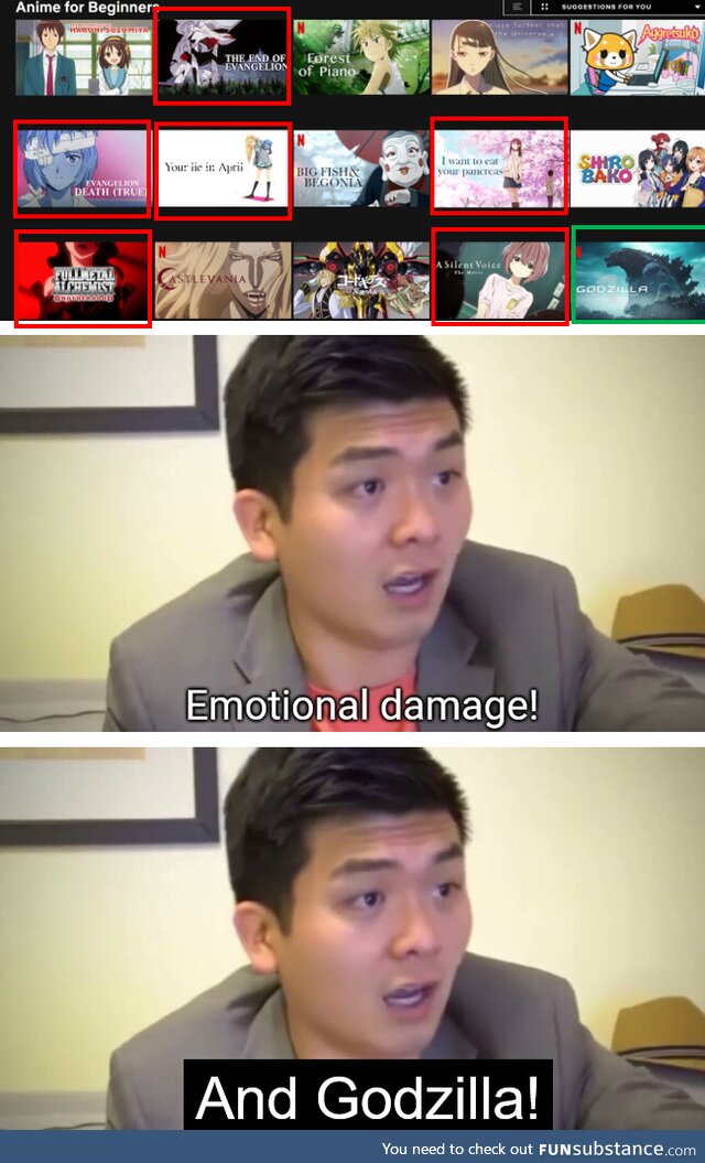 Psychological damage too from evangelion