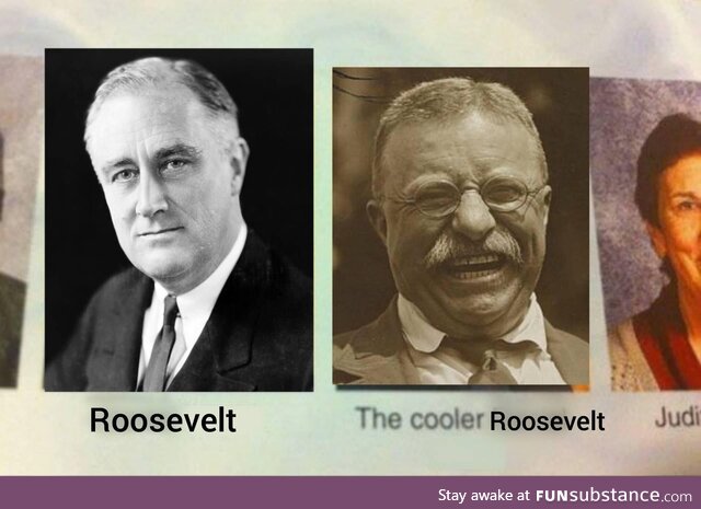 "Death had to take Roosevelt sleeping, for if he had been awake, there would have