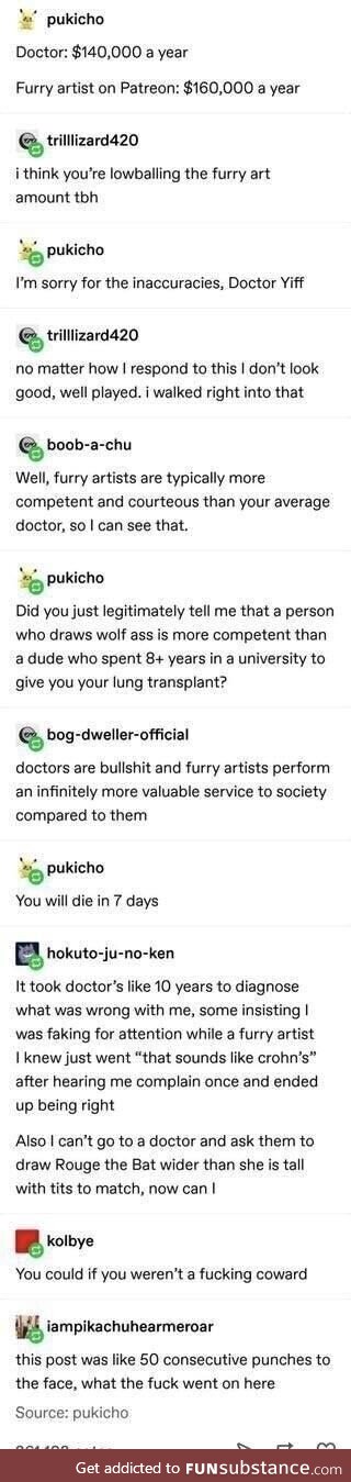 Furry artists &gt; Doctors