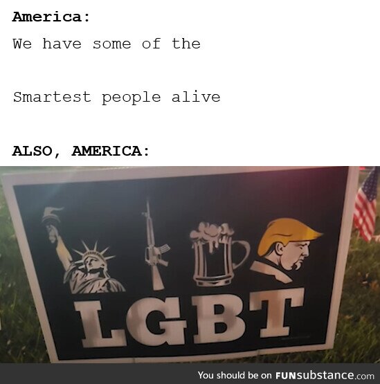 America=big brain