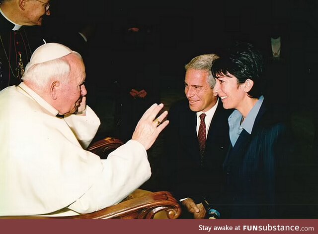 The pope ordering 4 boys for his christmas party, 1995