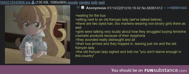 Anon and the old Kenyan lady