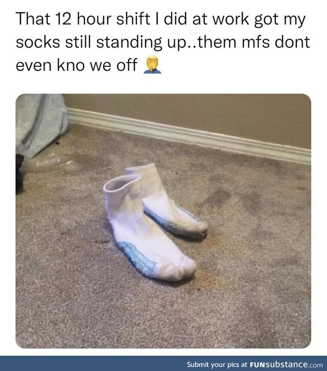 The least bad reason socks be doing this