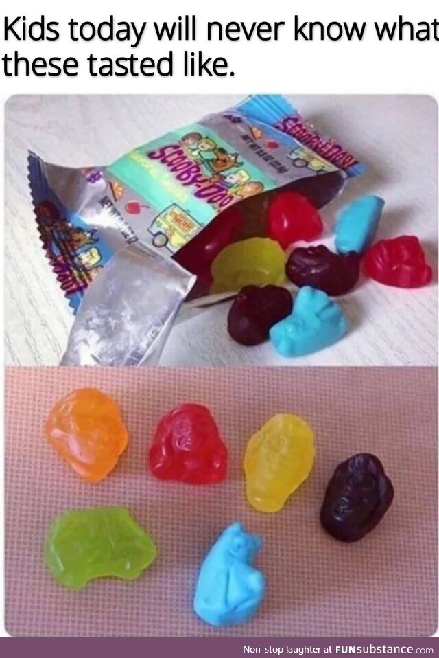 Um they tasted like a gummy candy?