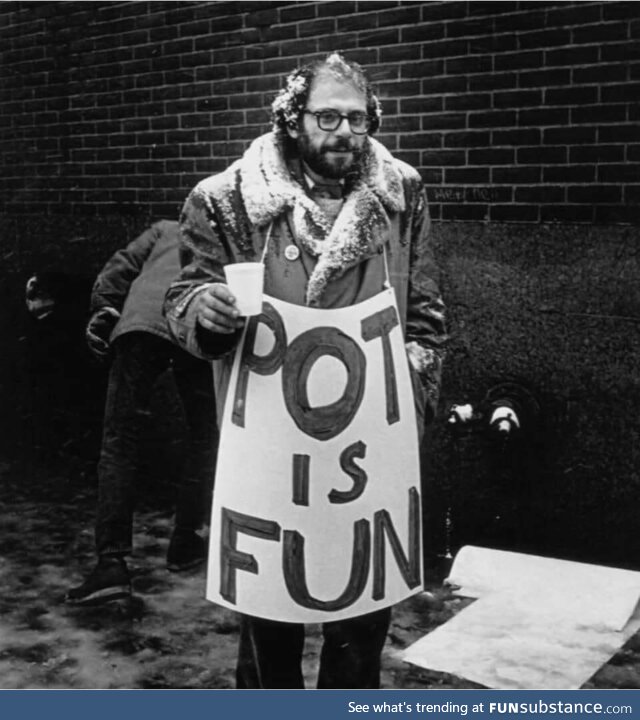 Bernie Sanders advocates for the legalization of marijuana, 1977
