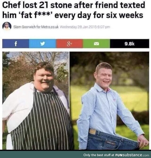 When fat shaming works