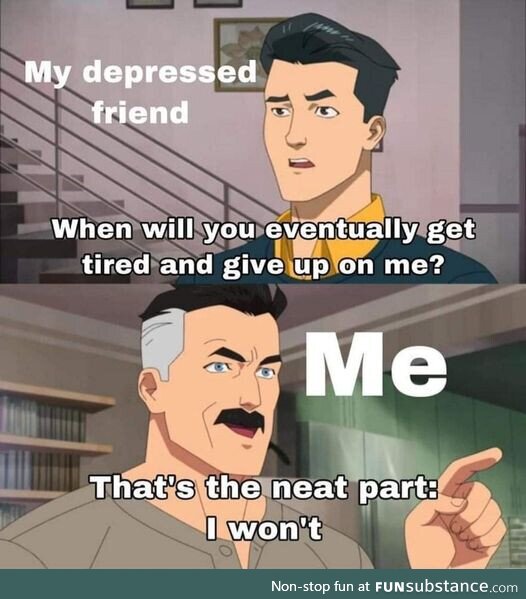 I wont give up on you