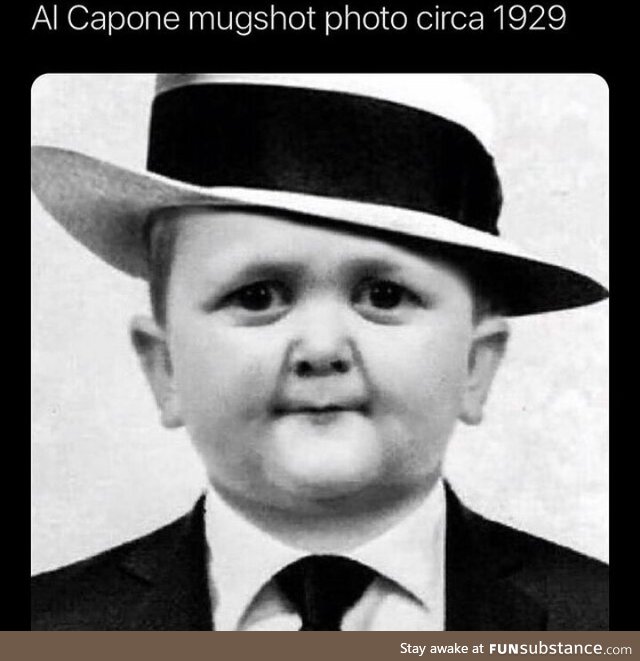 Al Capone mugshot circa. 1929