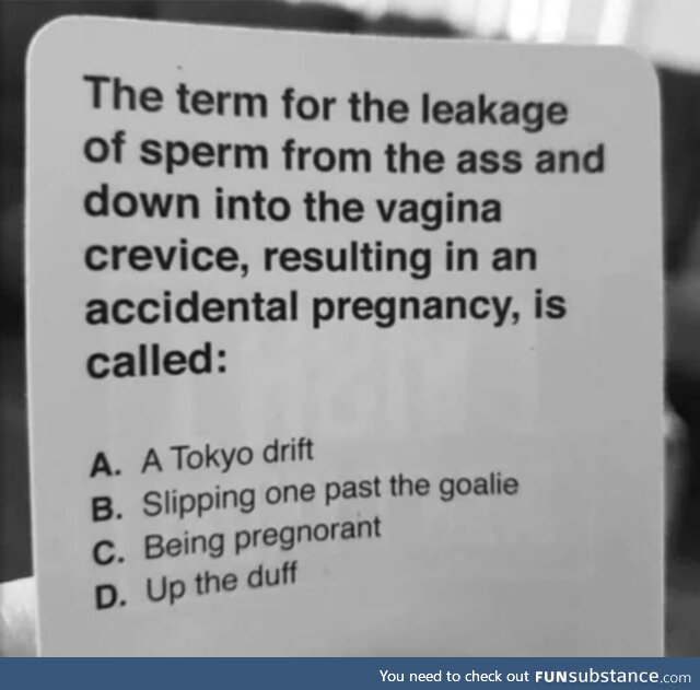 The winner gets pregnant