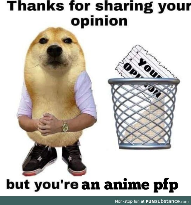 Anime pfp go away