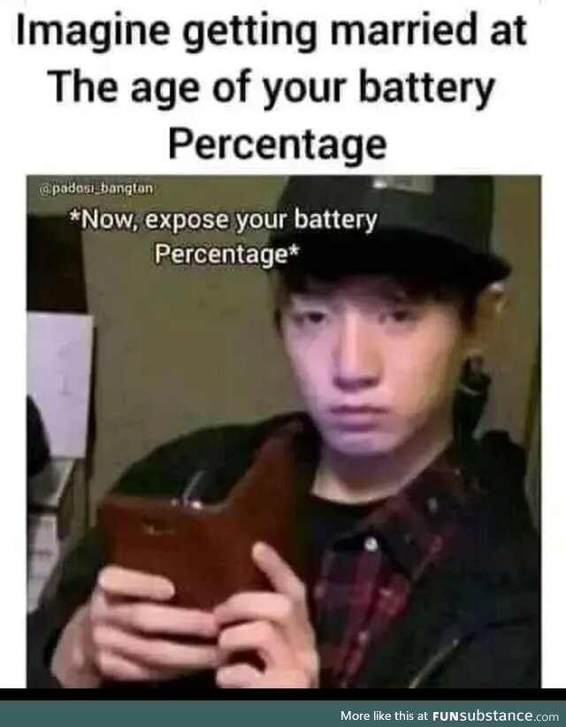 Tell me your battery percentage