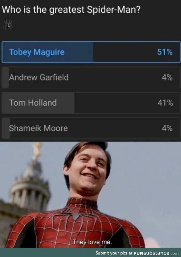 We want Tobey