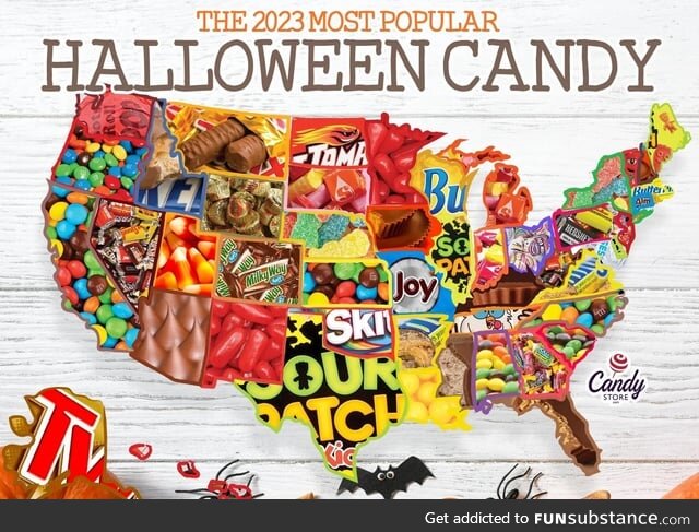 Spookposting '23 #12 - Candy Map