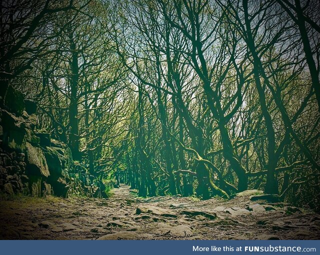 Old coaching road, halifax, yorkshire, uk