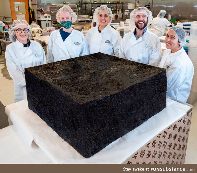 Massachusetts company baked the worlds largest pot brownie infused with 20,000 mg of THC