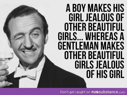 A true gentleman knows