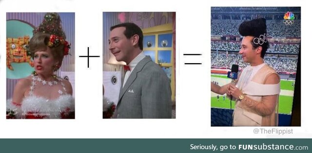 Watching the Olympics, nephew says…’IS THAT PEE-WEE?’