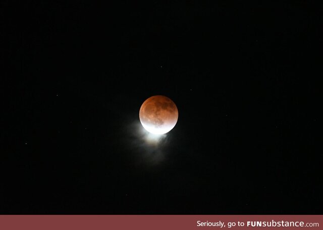 [oc] Picture I just took of the moon