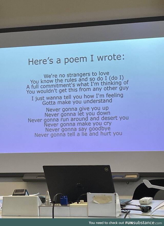 Our teacher teaching us to reference our work so we don’t copyright-