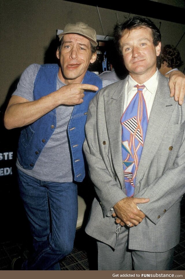 Jim Varney and Robin Williams in Las Vegas (1987)