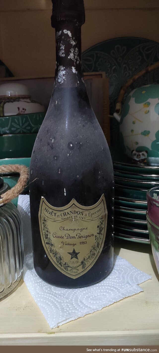 The bottle my grandma gave me when I asked her if she had some Prosecco for a Spritz