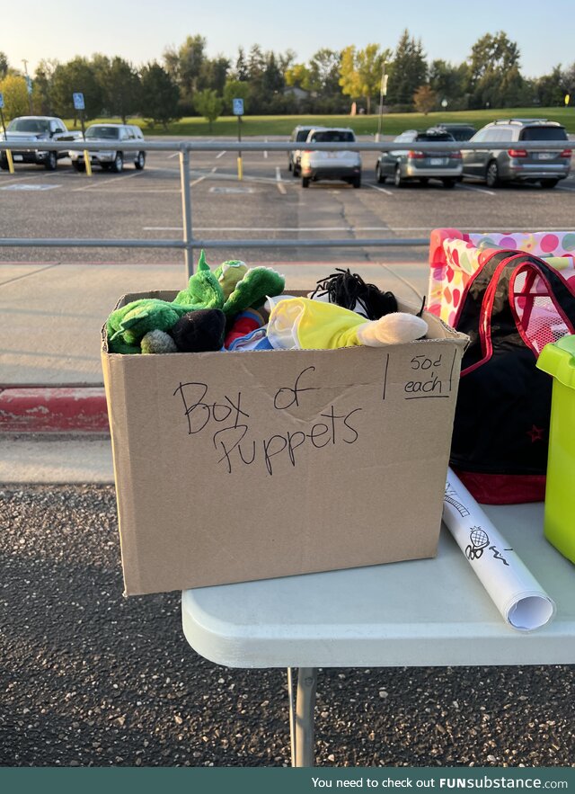 Saw this at a garage sale today. Made me a little sad