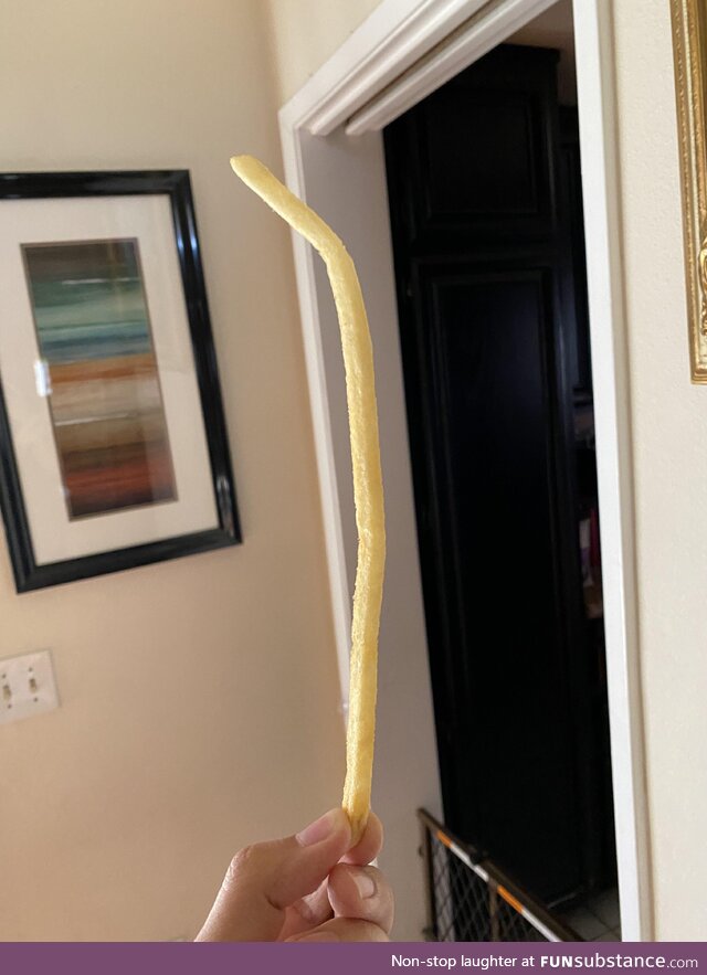 Behold, large fry!