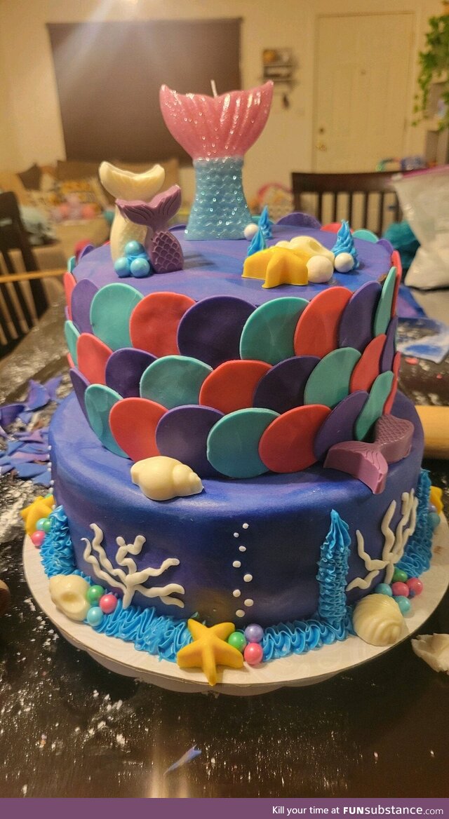 [OC] My sister stayed up all last night making this cake for her daughter’s 6th birthday