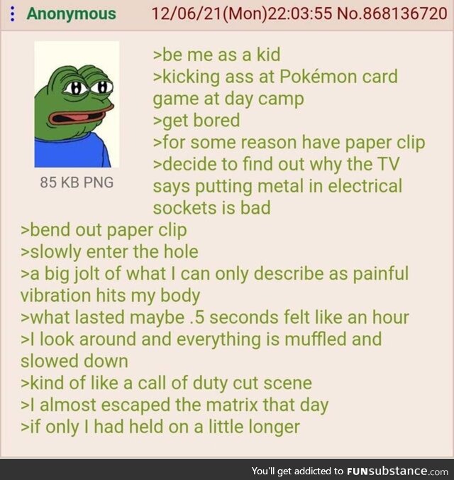 Anon plays with The Matrix