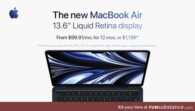 Introducing the new MacBook Air. Supercharged by M2. With impossibly thin design. All-day