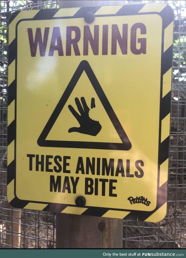 Quite the caution sign!