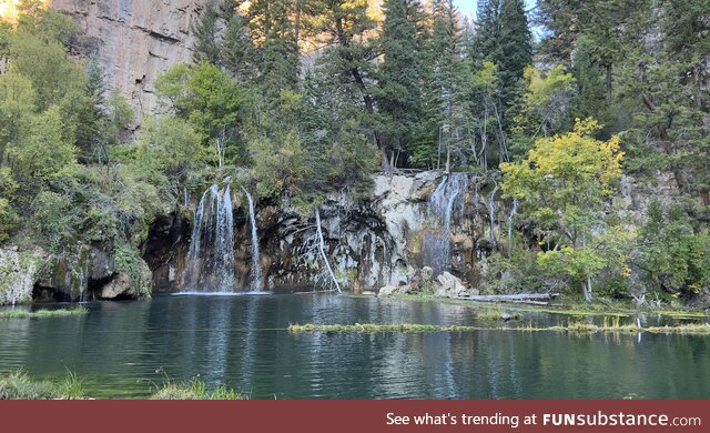 Amazing waterfall near Glenwood Springs Colorado