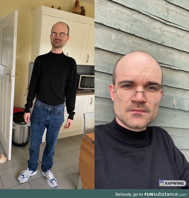 Bought some glasses for an easy costume - now wondering if my mum ever met steve jobs in