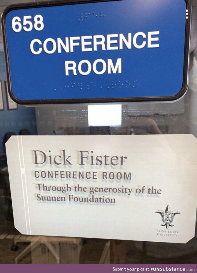 This conference room at my friend’s law school…