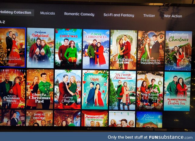I just can't decide which Christmas film to watch on Paramount+... They all look so