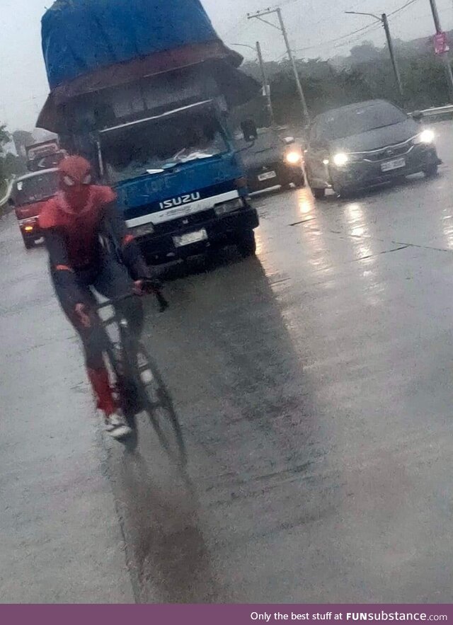 Spider man Bike from Home